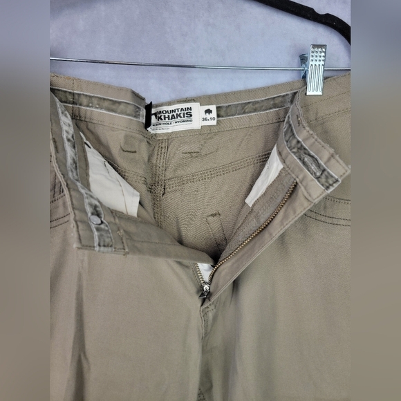 Mountain Khaki Camber Cross Men’s Cotton Short Size 36×10 - Picture 7 of 14